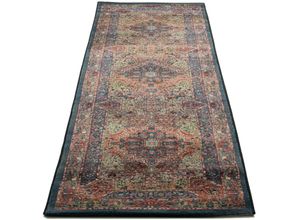 4251924920554 - Teppich THEKO Gabiro 190 Teppiche Gr B L 68 cm x 235 cm 10 mm 1 St bunt Orientalische Muster Kurzflor Orient-Optik auch als Läufer erhältlich