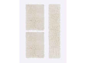 4251924929120 - Teppich HEINE HOME Teppiche Gr B L 60 cm x 90 cm 80 mm 1 St beige (natur) Wohnzimmerteppiche