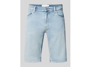 4251934870245 - Jeansshorts in unifarbenem Design Modell NAAILO HEMP