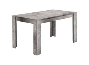 4251942204353 - Byliving - Esstisch Nepal   Moderner Küchentisch in Beton-Optik   Großer Tisch   140 x 80 h 75 cm