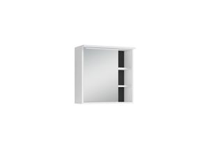 4251942250350 - Spiegelschrank WELLNESS Breite 60 cm weiß LED Beleuchtung 4251942250350 - Spiegelschrank WELLNESS Breite 60 cm weiß LED Beleuchtung