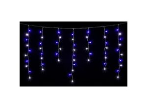 4251966219487 - SALCAR LED Eisregen Lichterkette Außen 2m 80er LED Lichtervorhang Innen Weihnachten mit 8 Modi und Memory-Funktion Wasserdicht