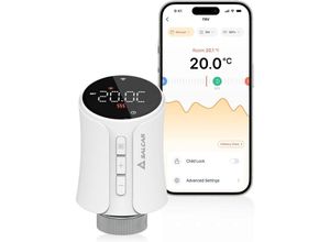 4251966221336 - Smartes Heizkörperthermostat Smart WiFi Thermostat Heizung Kompatibel mit Amazon Alexa & Google Home Programmierbar Heizungsthermostat Tuya Smartes