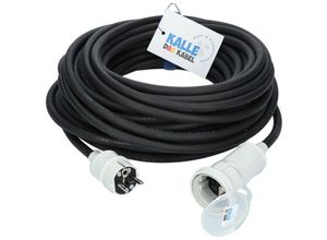 4251967702667 - Kalle Das Kabel - Kalle Verlängerungskabel Schuko Colour 25mm² weiß IP44 20 Meter