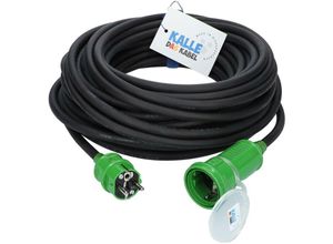 4251967702933 - Kalle Das Kabel - Kalle Verlängerungskabel Schuko Colour 25mm² grün IP44 50 Meter