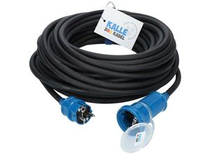 4251967703091 - Kalle Das Kabel - Kalle Verlängerungskabel Schuko Colour 25mm² blau IP44 50 Meter