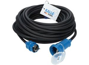 4251967703114 - Kalle Das Kabel - Kalle Verlängerungskabel Schuko Colour 25mm² blau IP44 40 Meter