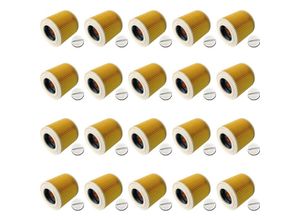 4251970361981 - Trade-shop - 20x Patronen-Filter inkl Verschlussschraube für Kärcher wd 3 p Premium wd 3 Premium wd 3 Premium Car Kit wd 3 Premium Fireplace wd 3