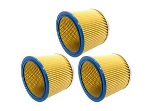 4251970396679 - Trade Shop - 3x Trade-Shop Rund-Filter Lamellenfilter Patrone für Aqua Vac Aqua Steel 40 boxter 15 p 15 s 20 s 30 s excell 20 s 24 s synchro