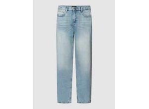 4251970454140 - Baggy Fit Jeans mit Label-Details