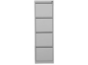 4251975403525 - Proregal-betriebsausstattung Für Profis - proregal Hängeregistraturschrank Mare HxBxT 132x40x62cm Grau - Grau