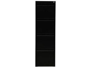 4251975403532 - Proregal-betriebsausstattung Für Profis - proregal Hängeregistraturschrank Mare HxBxT 132x40x62cm Schwarz - Schwarz