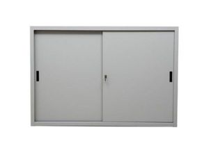 4251975404843 - Proregal-betriebsausstattung Für Profis - proregal Schiebetürenschrank Ant 3 Ordernhöhen HxBxT 109x160x45cm Grau - Grau