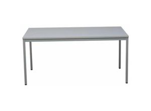 4251975406083 - Proregal-betriebsausstattung Für Profis - proregal Bürotisch Wolf Rechteckig HxBxT 75x160x80cm Schwarz-Buche - Grau
