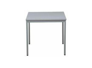 4251975406328 - PROREGAL Bürotisch Wolf Quadratisch HxBxT 75x70x70cm Grau - Grau