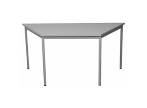 4251975406359 - Proregal-betriebsausstattung Für Profis - proregal Bürotisch Wolf Trapez HxBxT 75x140x60cm Grau - Grau