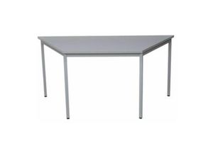 4251975406397 - PROREGAL Bürotisch Wolf Trapez HxBxT 75x120x60cm Grau - Grau