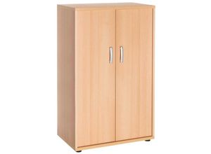 4251975417706 - Möbelpartner - Aktenschrank Bird Large HxBxT 110x65x40cm 3 Fächern & 2 Flügeltüren Buche - Buche