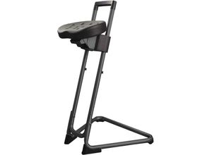 4251975424094 - Proregal-individuelle Büro-&betriebsausstattung - Stehhilfe San Diego Sitzhöhe 60-85cm Tragfähigkeit 110kg Polyurethane-Sitz mit Stahlrohrgestell
