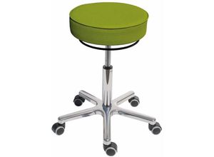 4251975424254 - Proregal-individuelle Büro-&betriebsausstattung - Drehhocker Indianapolis High Sitzhöhe 54-72cm ø 53cm Tragfähigkeit 110kg Kunstleder-Sitz