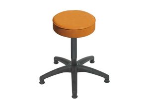 4251975424407 - Proregal-individuelle Büro-&betriebsausstattung - Drehhocker Indianapolis Sitzhöhe 48-67cm ø 63cm Tragfähigkeit 110kg Kunstleder-Sitz