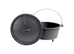 4251975426579 - Chefgastro-die Bbq-experten - chefgastro bbq Dutch Oven ca 8 Liter   9 Qt mit Füßen