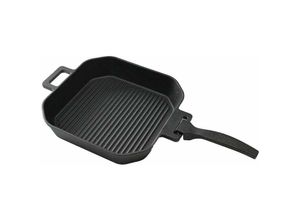 4251975427910 - Chefgastro-die Bbq-experten - chefgastro bbq Gusseisenpfanne mit abnehmbaren Griff 20 x 20 cm