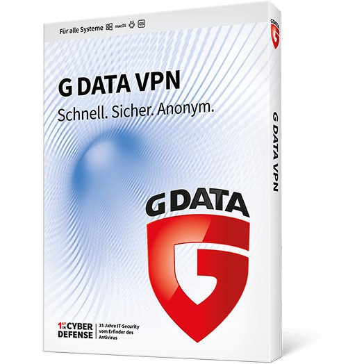 4251976730620 - G Data VPN - subscription licence (1 year) - 10 devices - Elektronisk 4251976730620 - G Data VPN - subscription licence (1 year) - 10 devices - Elektronisk