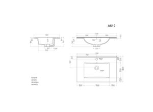 4251982655009 - Badmöbel Limes & Waschtisch 70cm 2 Greifraum SoftClose Auszüge weiß Hg