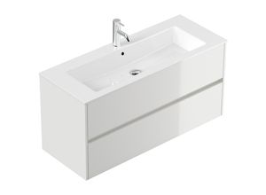 4251982655047 - Badmöbel Limes & Waschtisch 120cm 2 Greifraum SoftClose Auszüge weiß Hgl 4251982655047 - Badmöbel Limes & Waschtisch 120cm 2 Greifraum SoftClose Auszüge weiß Hgl