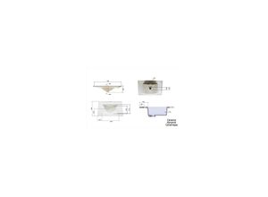 4251982673706 - Badmöbel Artemis 750 weiss hochglanz 4251982673706 - Badmöbel Artemis 750 weiss hochglanz