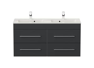 4251982674765 - POSSEIK Waschbecken mit Unterschrank HOMELINE 120 grafit 1200 x 460 x 618 cm