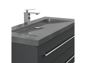4251982676806 - POSSEIK Waschbecken mit Unterschrank YAMO 100 grafit 1000 x 450 x 500 cm