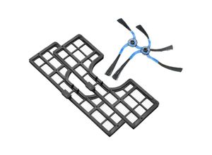 4251996303125 - Trade-shop - Set-Angebot 2x Filter + 2x Seitenbürsten Ersatz für Samsung Navibot VR10ATBATGY SW VR10ATBATRD SW VR10BTBATBB SW VR10BTBATUB SW  