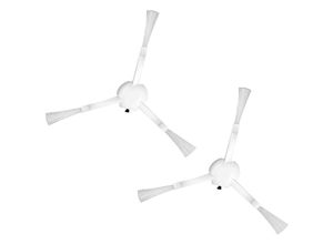 4251996309363 - Trade-shop - 2x 3-Arm Seitenbürste Reinigungsbürste für Xiaomi Mijia 1C STYTJ01ZHM Dreame F9 D9   Saugroboter Staubsauger Ersatzteil Nylon