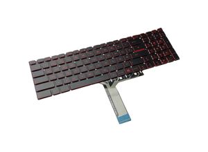 4251996386739 - Trade-Shop Original Laptop Notebook Tastatur Keyboard Deutsch QWERTZ für MSI SteelSeries GS60 GS70 GE62 GE72 ersetzt NSK-FCABN 9ZNEKBNA1D   Backlit