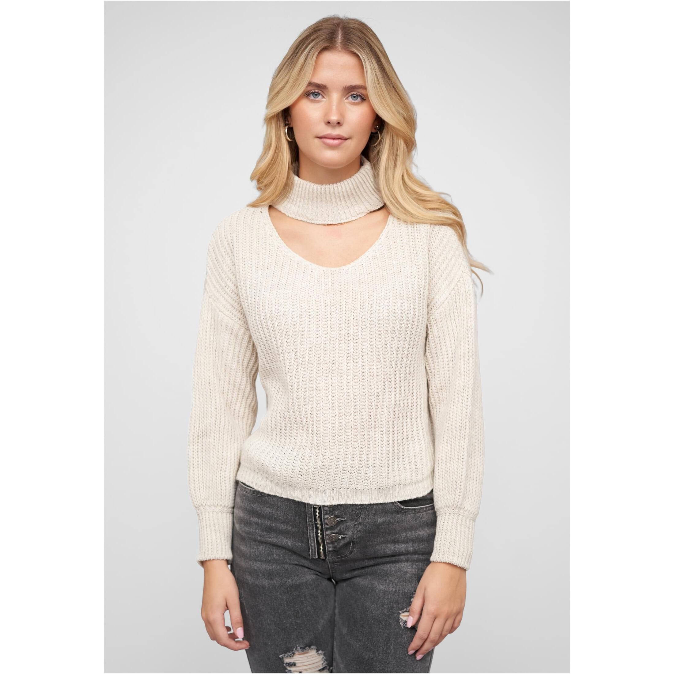 4252005404802 - Pullover mit Rollkragen und V-Ausschnitt für Damen Cloud5ive