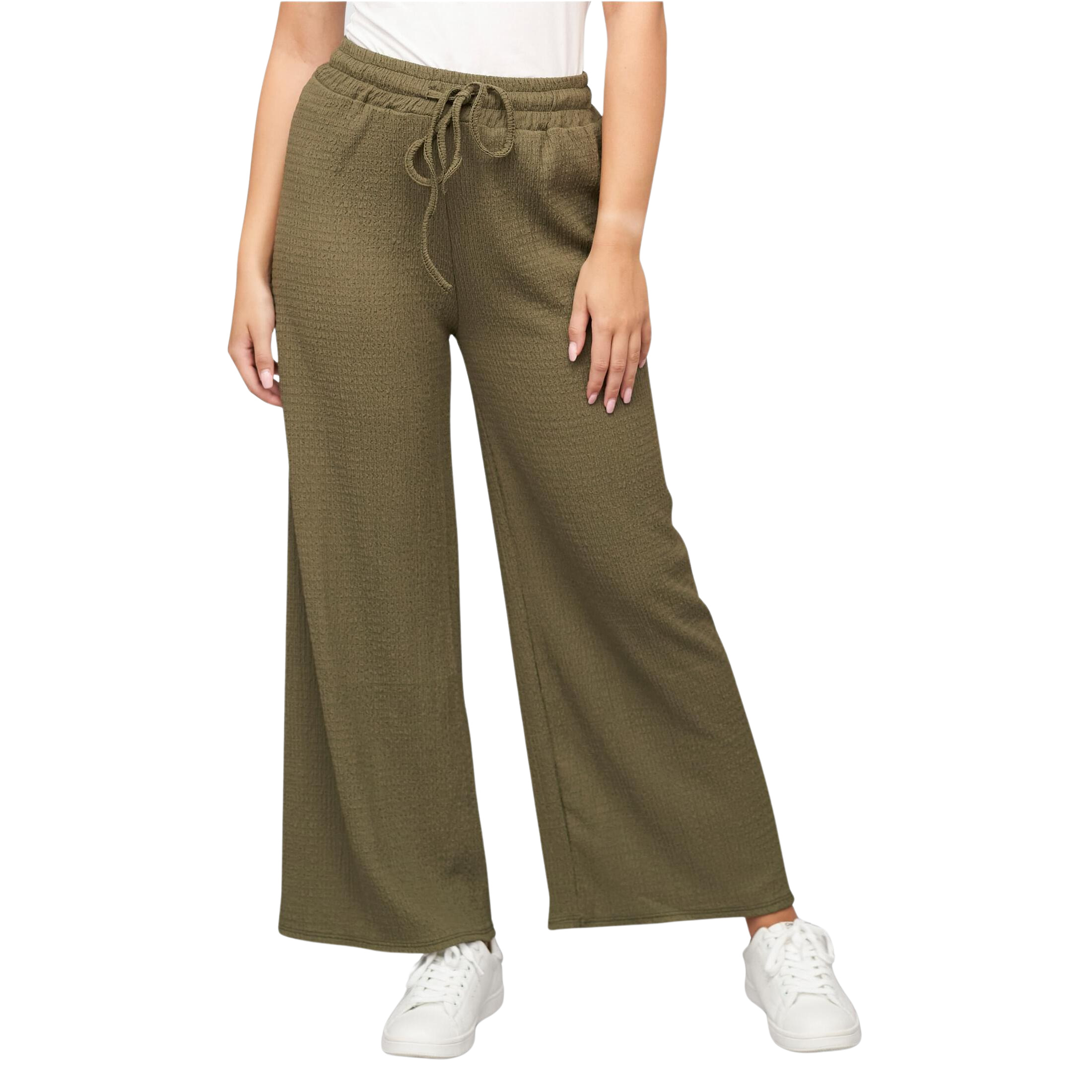 4252005472030 - Weite Damenhose aus strukturiertem Material Cloud5ive 4252005472030 - Weite Damenhose aus strukturiertem Material Cloud5ive