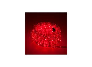 4252006150210 - Trade-shop - LED-Beleuchtung Licht-Schlauch Lichterkette 36 LED Meter für Balkon Terasse Garten Party Weihnachten Deko Rot 20m