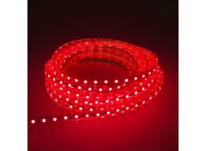 4252006152542 - Trade-shop - Leuchtstreifen SMD2835 60 LED Meter led Strip Stripe Lichtleiste Lichterkette Lichtband Lichtstreifen   Rot 5m