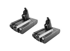 4252006182198 - Trade-shop - 2x Hochwertiger Li-Ion Akku passend für viele Dyson Staubsauger (zB DC58 DC59 DC61 DC62 DC72 DC74 uvm)   Ersatz Batterie 216V 2000mAh