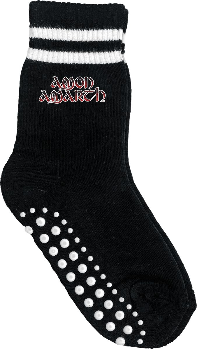 4252008907454 - Metal-Kids - Logo Socken schwarz in EU 23-26