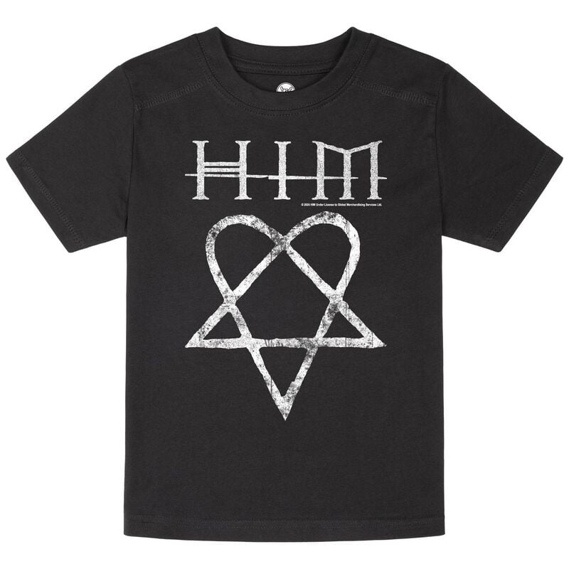 4252008917569 - Metal Kids - Heartgram T-Shirt schwarz in 104