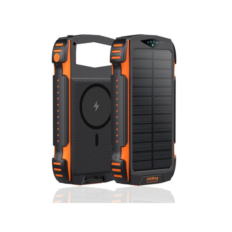 4252011901883 - TitanPack Solar Power Bank - 20 Watt Powerbank (Akku) - schwarz - 20000 mAh