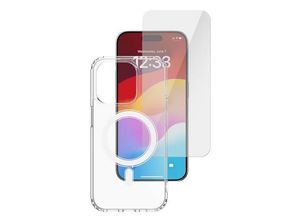 4252011906765 - 4Smarts 360° Protection Set Backcover Apple iPhone 15 Transparent Induktives Laden