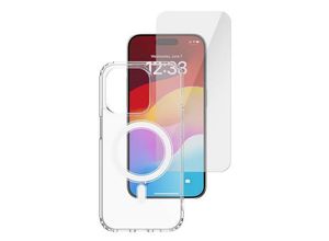 4252011906772 - 4Smarts 360° Protection Set Backcover Apple iPhone 15 Pro Transparent Induktives Laden