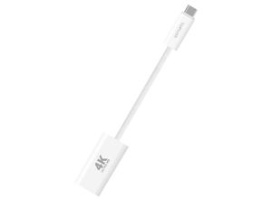 4252011907694 - 4Smarts 4smarts USB-C auf HDMI Kabel female 15cm weiß