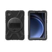 4252011908257 - 0 Rugged Case Grip für Samsung Galaxy Tab A9 schwarz