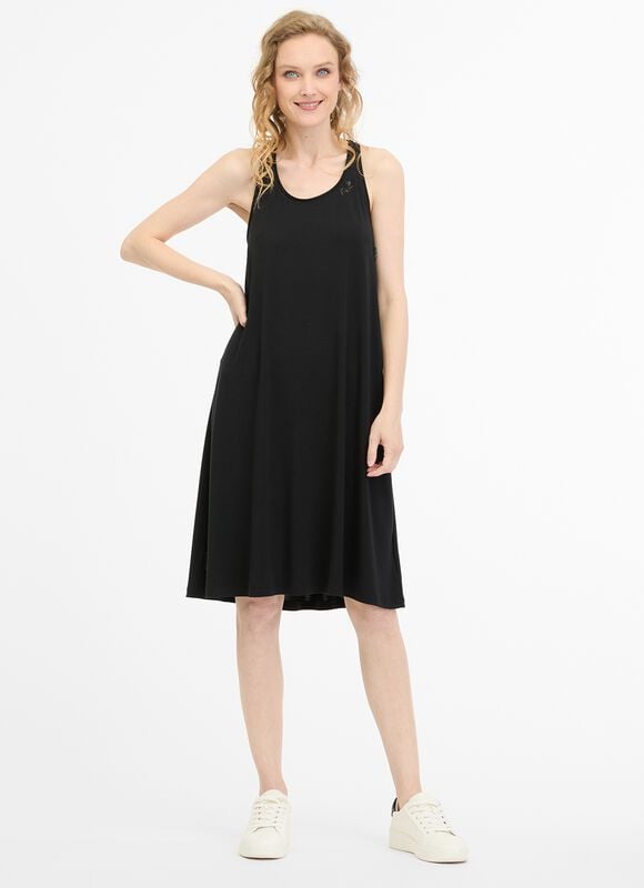 4252018559421 - Nairay Mittellanges Kleid schwarz in S 4252018559421 - Nairay Mittellanges Kleid schwarz in S