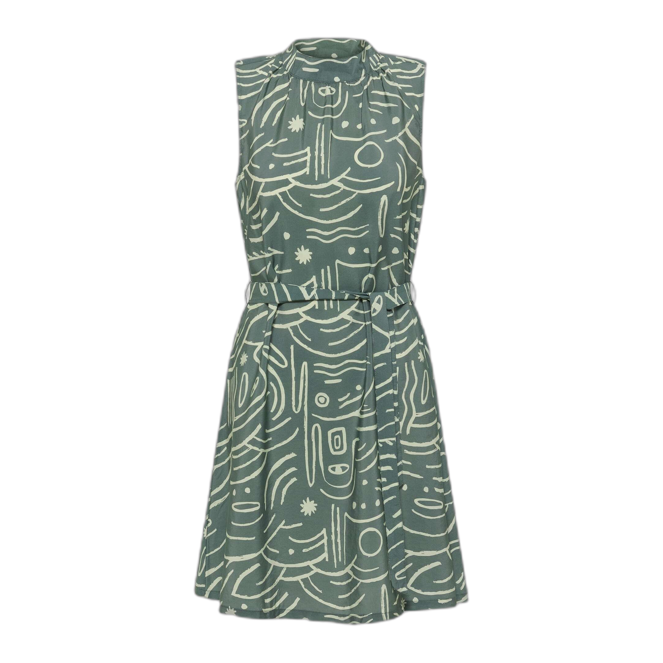 4252018563541 - Bedrucktes Kleid Damen Angyc 4252018563541 - Bedrucktes Kleid Damen Angyc